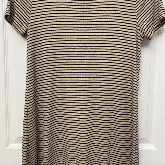 🆕 Blu Pepper Short Sleeve Striped Dress Medium - Picture 4 of 15